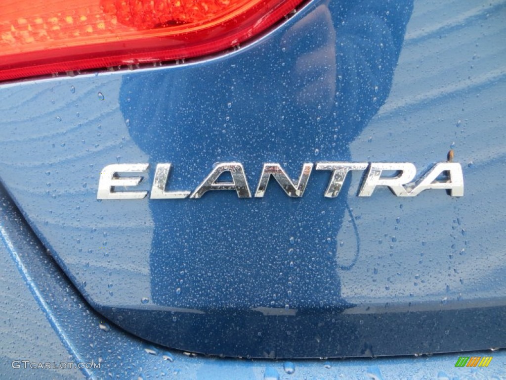 2013 Elantra GT - Windy Sea Blue / Beige photo #14