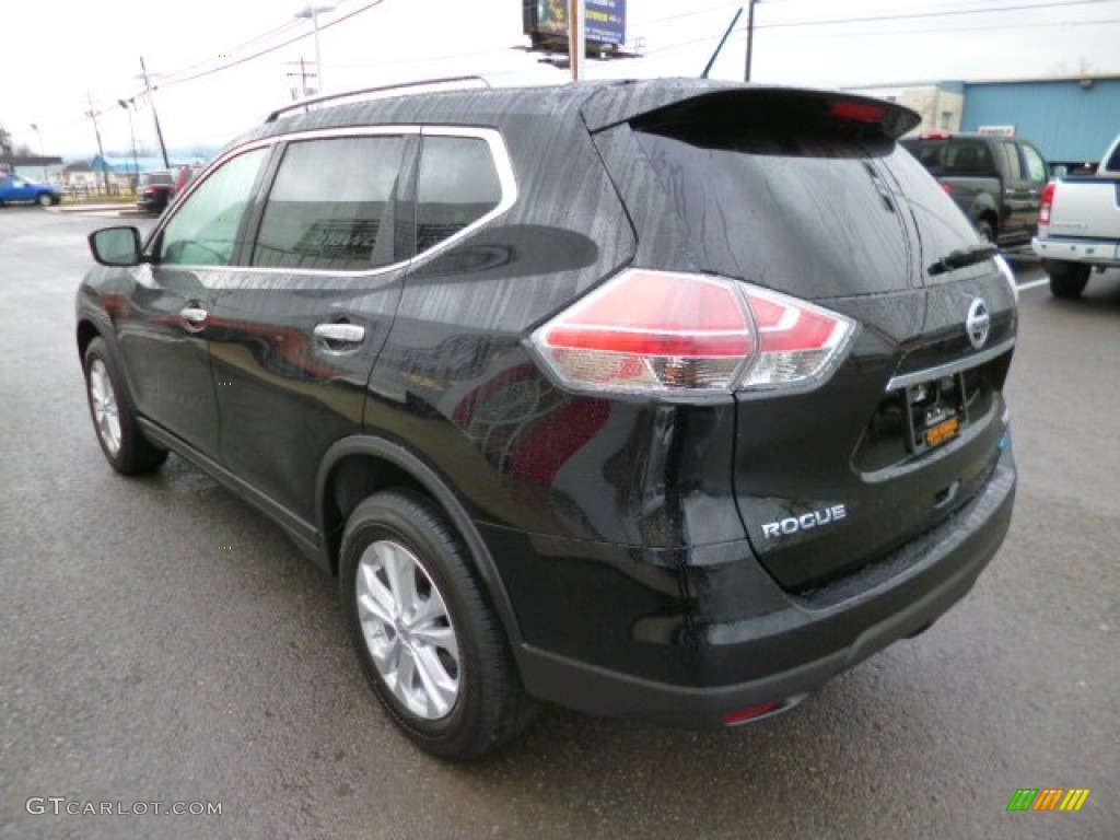 2014 Rogue SV - Super Black / Almond photo #5