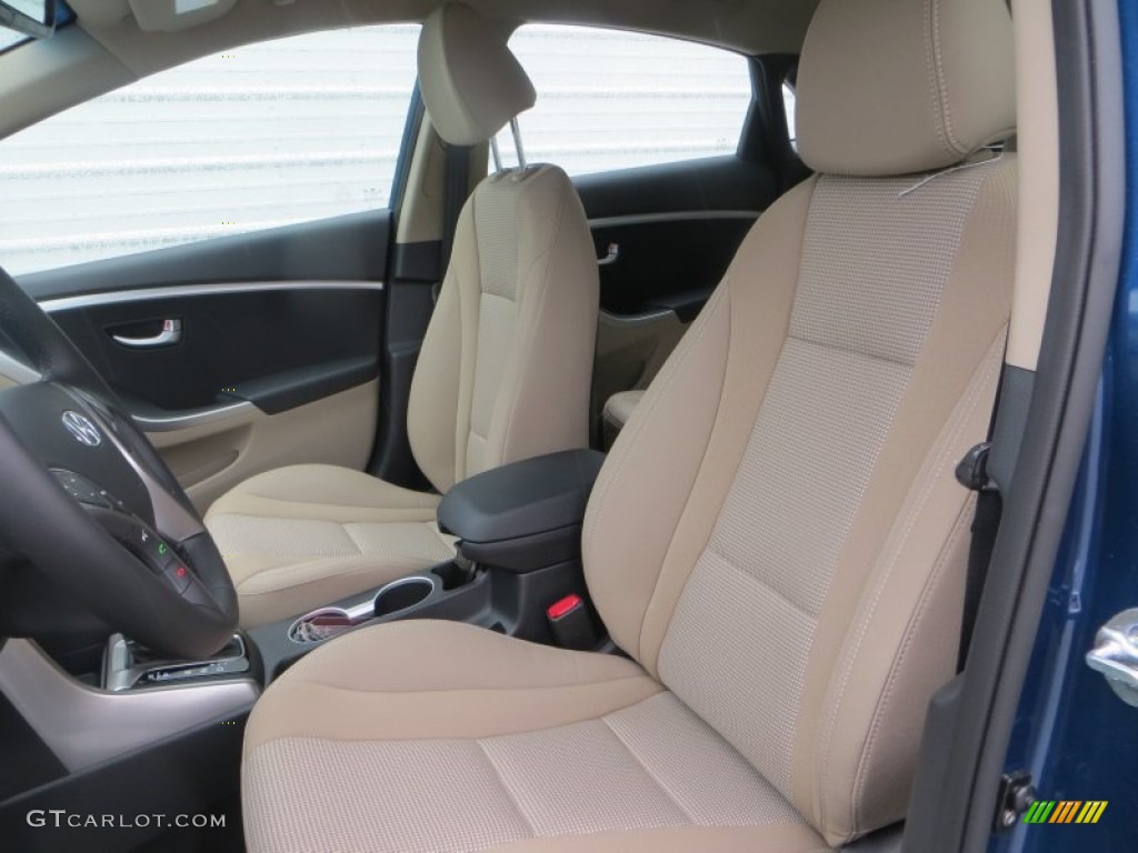 2013 Elantra GT - Windy Sea Blue / Beige photo #26