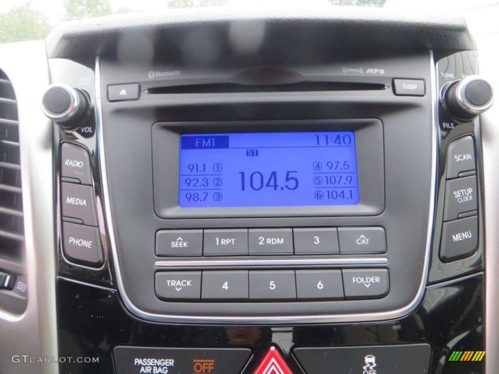 2013 Elantra GT - Windy Sea Blue / Beige photo #30