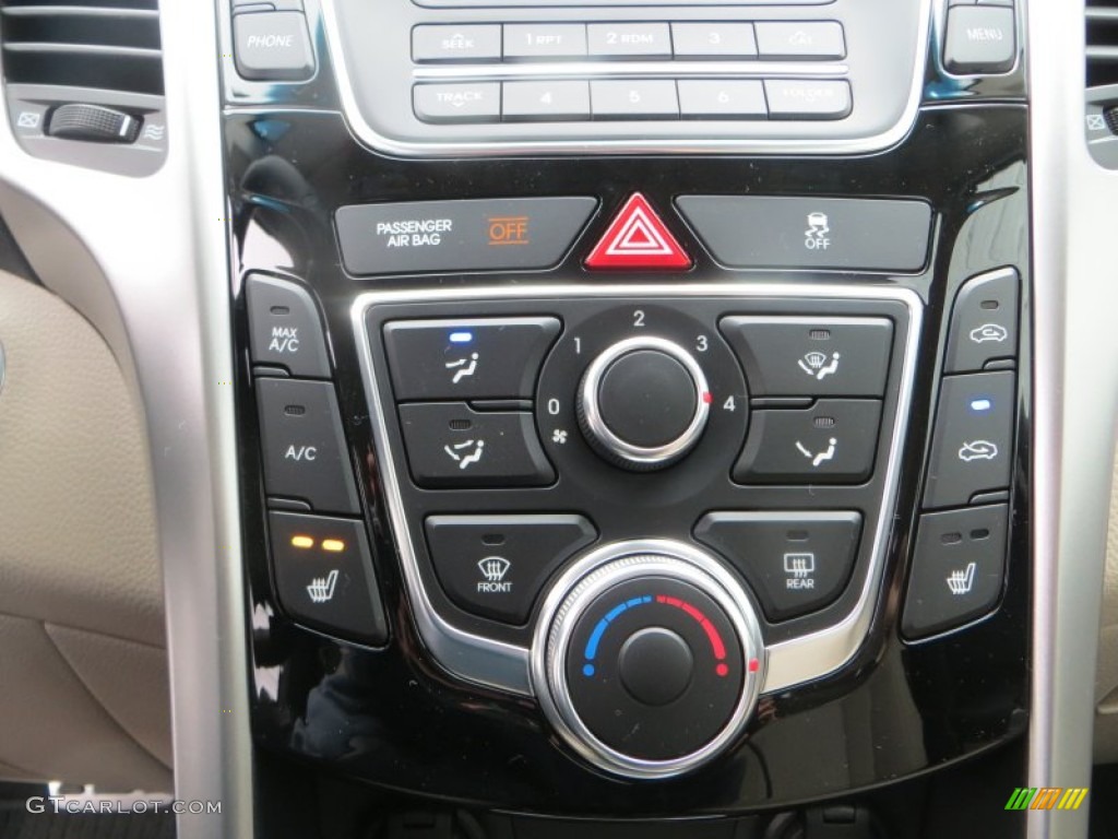 2013 Elantra GT - Windy Sea Blue / Beige photo #31