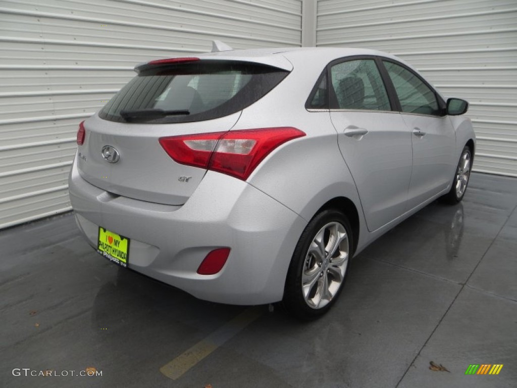 2013 Elantra GT - Silver / Black photo #3