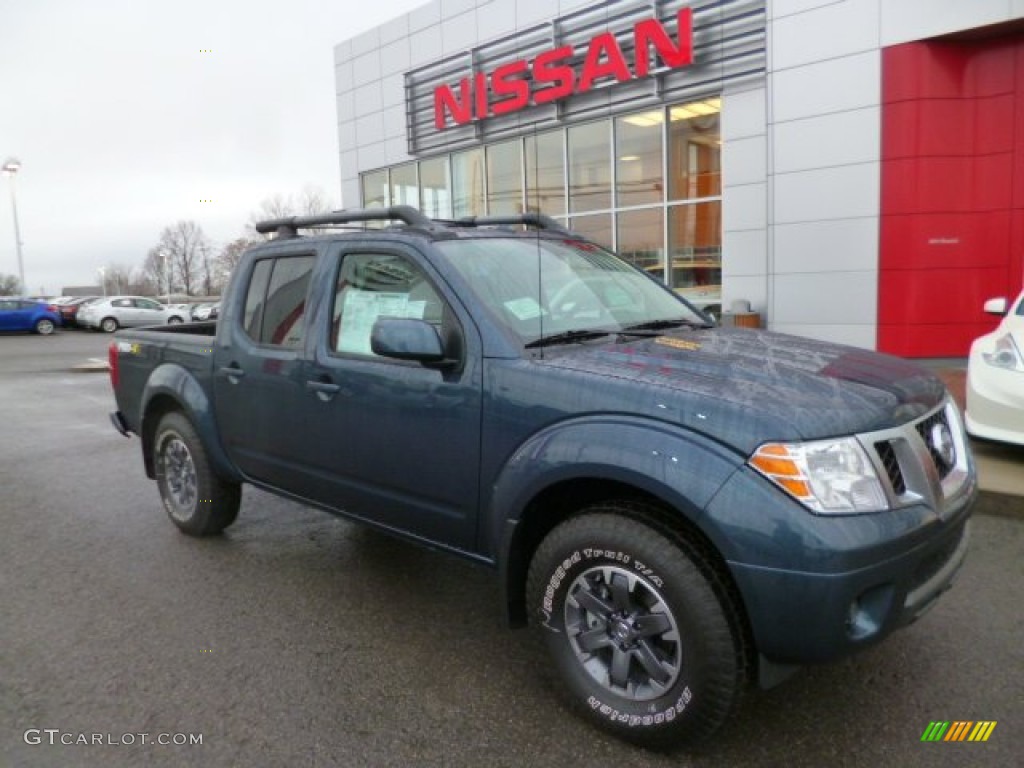 2014 Frontier Pro-4X Crew Cab 4x4 - Graphite Blue / Pro-4X Graphite/Steel photo #1