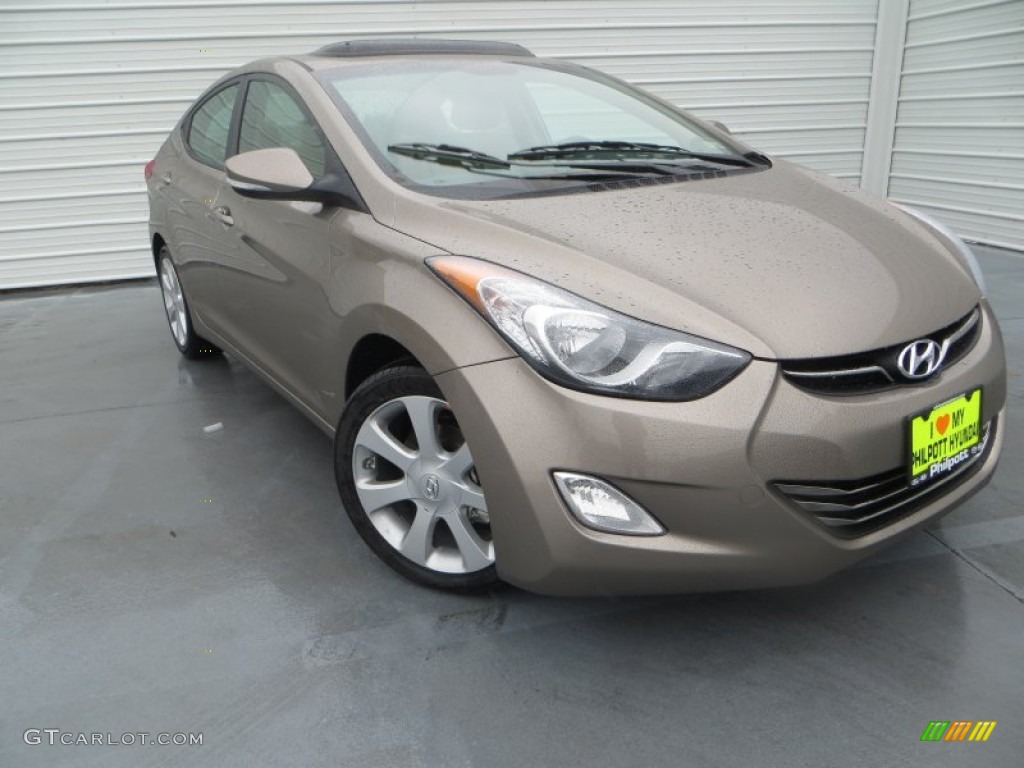 2013 Elantra Limited - Desert Bronze / Beige photo #1