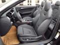 Black Front Seat Photo for 2014 Audi S5 #88689792