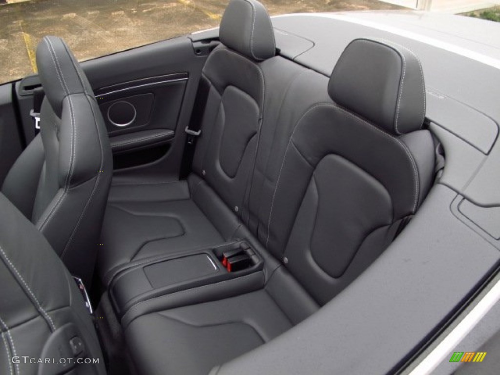 2014 Audi S5 3.0T Premium Plus quattro Cabriolet Rear Seat Photo #88689804