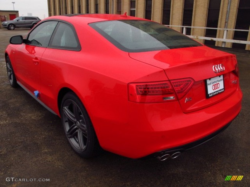 2014 A5 2.0T quattro Coupe - Misano Red Pearl / Black photo #4