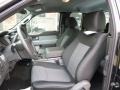 Black 2014 Ford F150 STX SuperCab 4x4 Interior Color