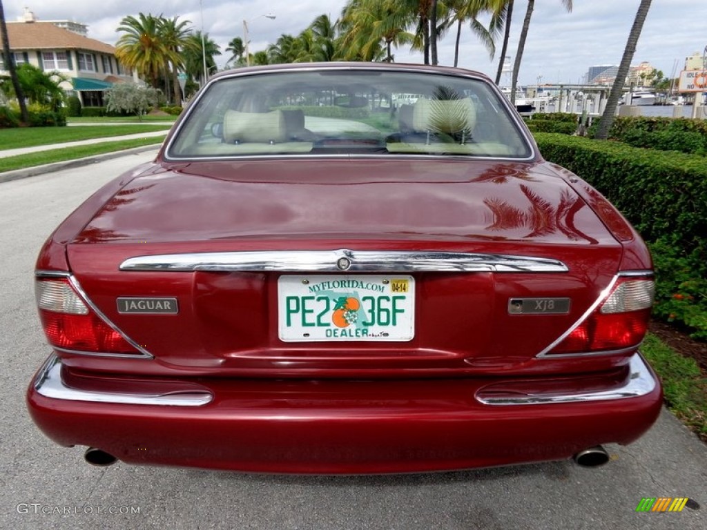 2000 XJ XJ8 - Carnival Red / Cashmere photo #8