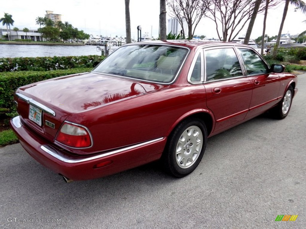 2000 XJ XJ8 - Carnival Red / Cashmere photo #10