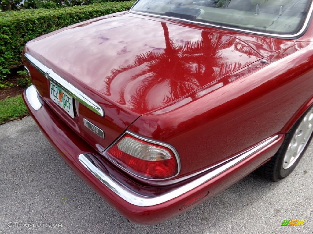 2000 XJ XJ8 - Carnival Red / Cashmere photo #39