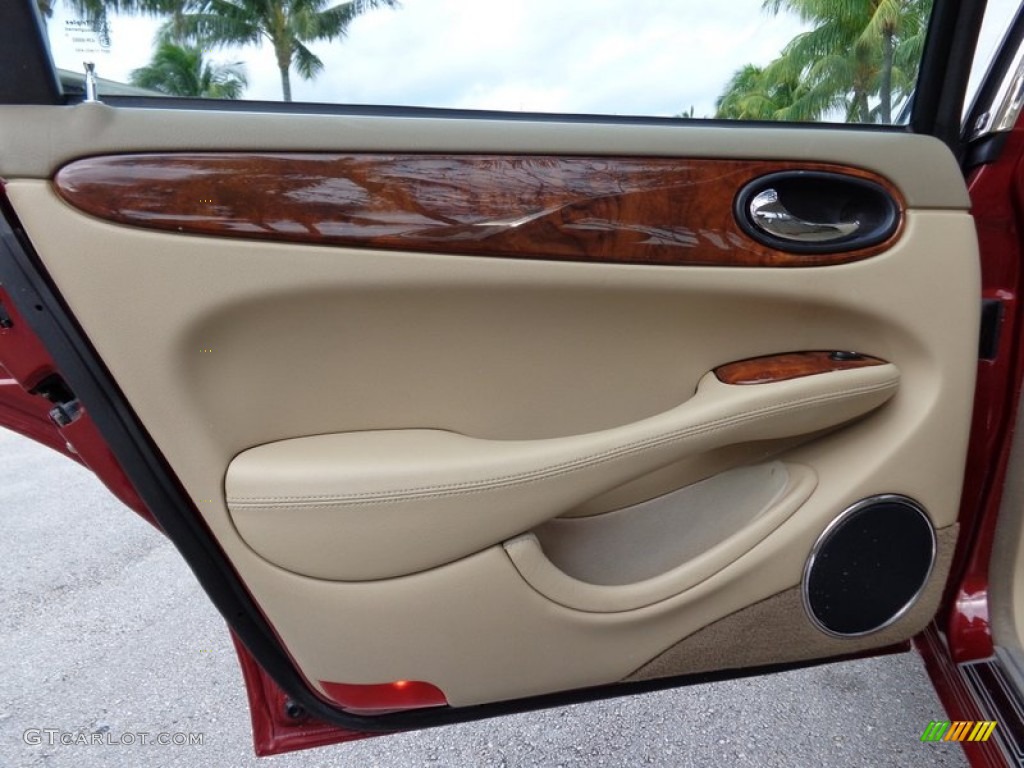 2000 XJ XJ8 - Carnival Red / Cashmere photo #79
