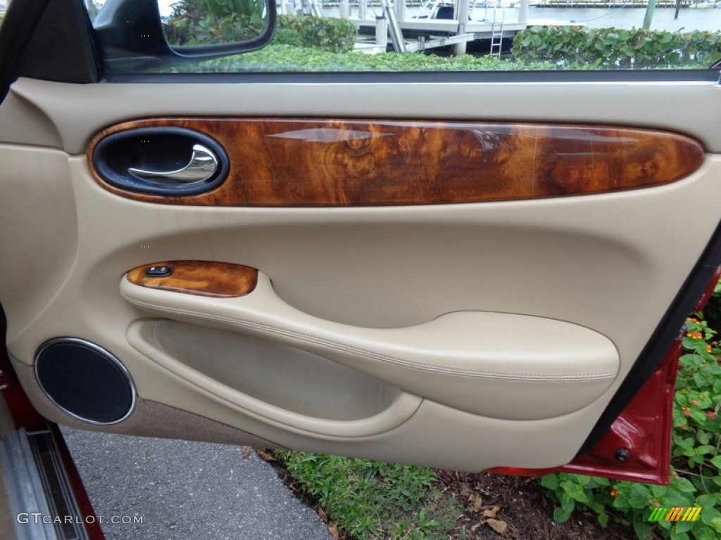 2000 XJ XJ8 - Carnival Red / Cashmere photo #83