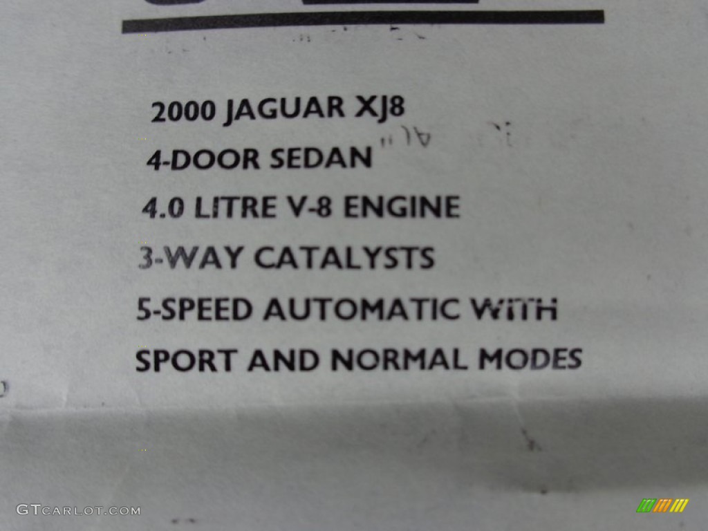 2000 XJ XJ8 - Carnival Red / Cashmere photo #95