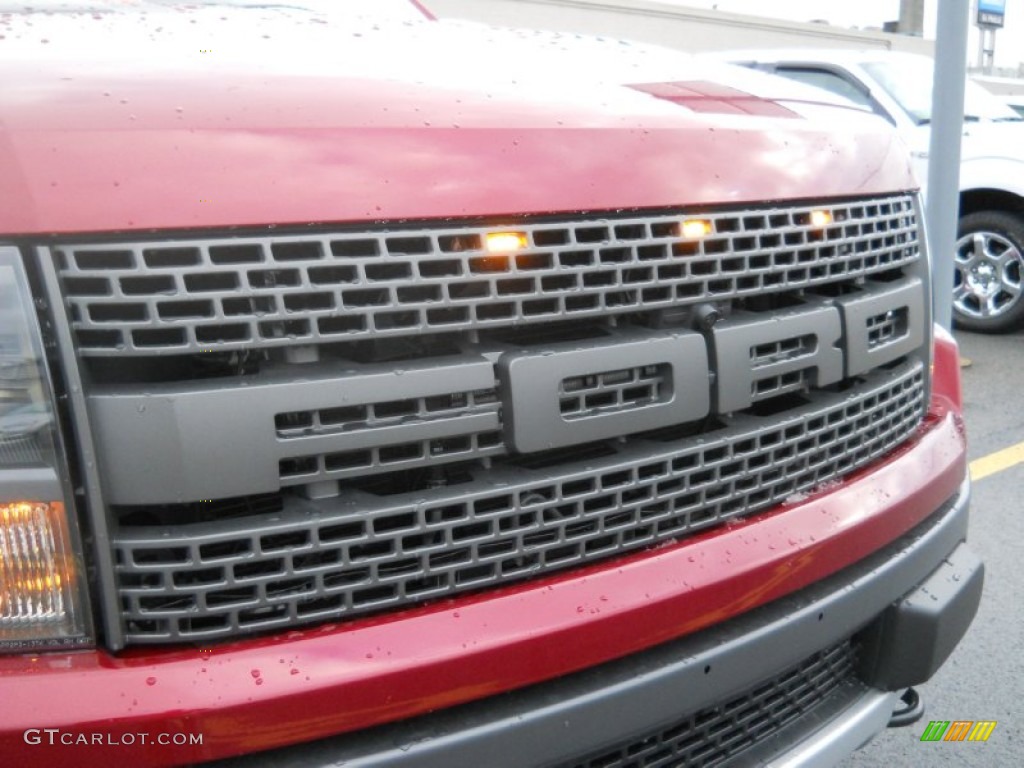 2014 F150 SVT Raptor SuperCrew 4x4 - Ruby Red / Raptor Special Edition Black/Brick Accent photo #8