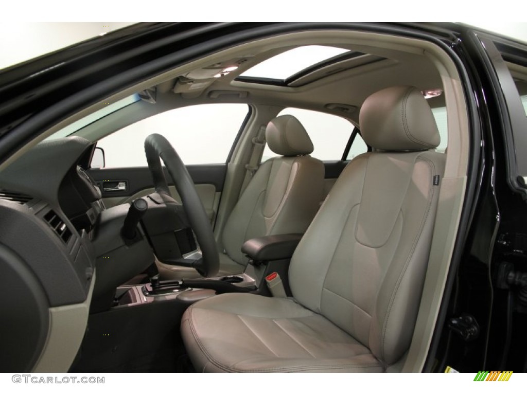 2012 Fusion SEL - Black / Medium Light Stone photo #5