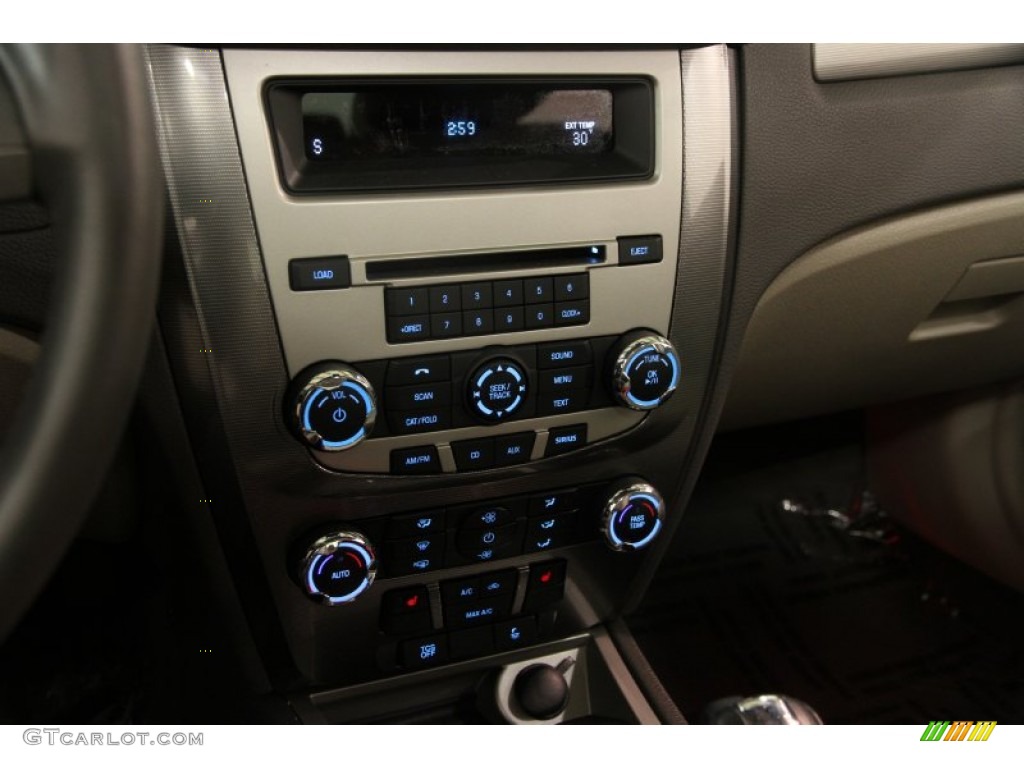 2012 Fusion SEL - Black / Medium Light Stone photo #8