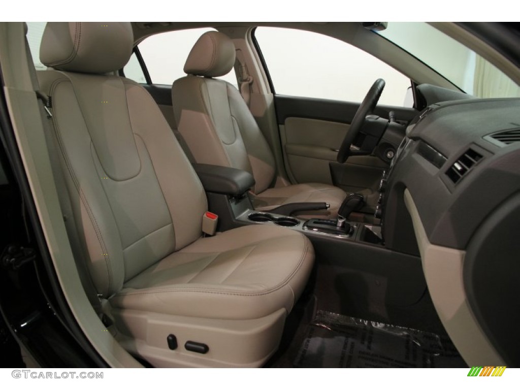 2012 Fusion SEL - Black / Medium Light Stone photo #14