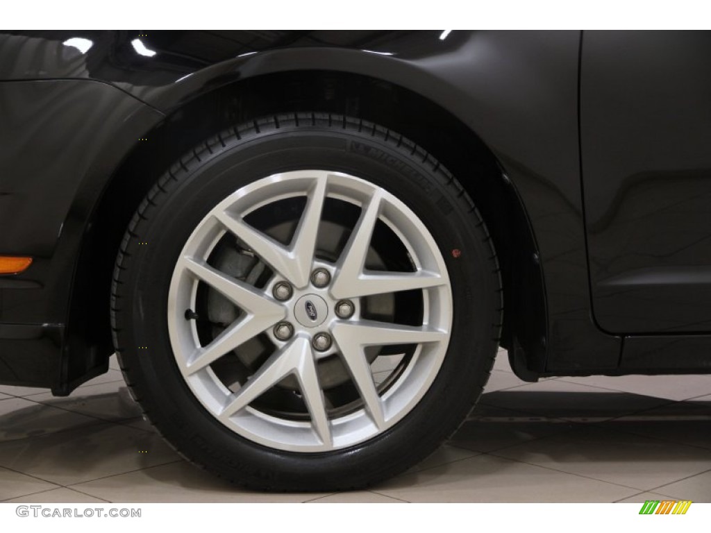 2012 Fusion SEL - Black / Medium Light Stone photo #19
