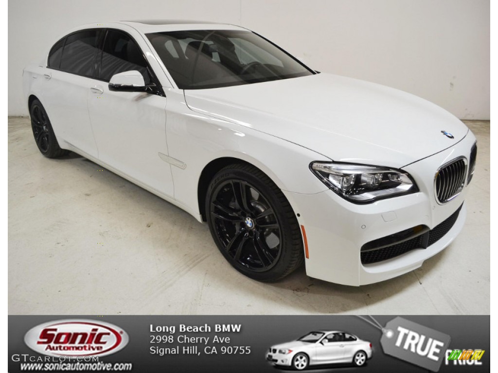 2013 7 Series 750Li Sedan - Alpine White / Black photo #1