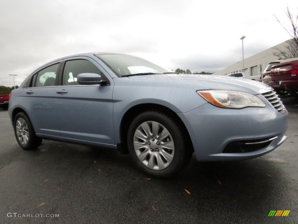 Crystal Blue Pearl 2014 Chrysler 200 LX Sedan Exterior Photo #88694640