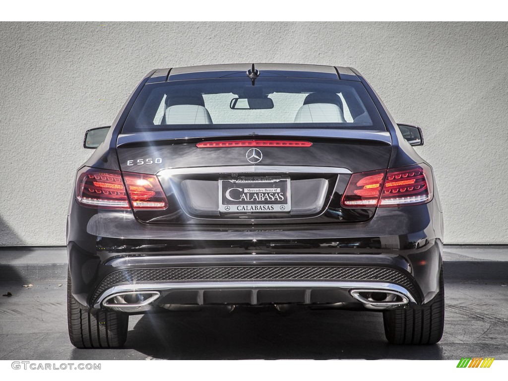 2014 E 550 Coupe - Black / Gray/Dark Gray photo #3