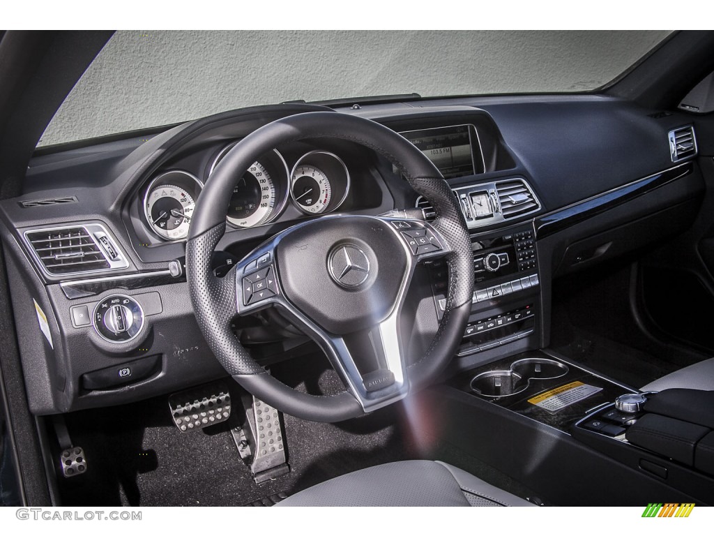2014 Mercedes-Benz E 550 Coupe Gray/Dark Gray Dashboard Photo #88695028