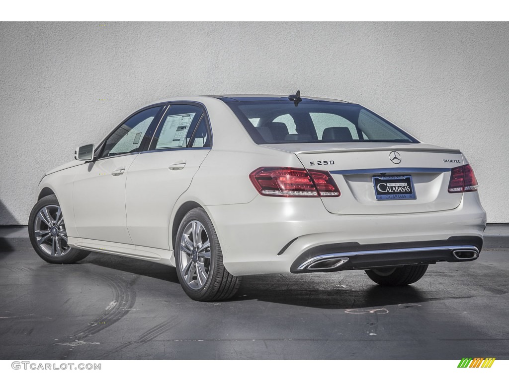 2014 E E250 BlueTEC Sedan - Diamond White Metallic / Black photo #2