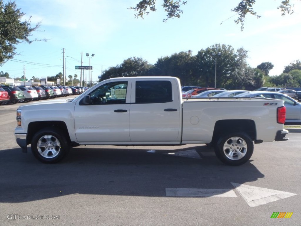 2014 Silverado 1500 LT Z71 Crew Cab 4x4 - White Diamond Tricoat / Jet Black photo #4