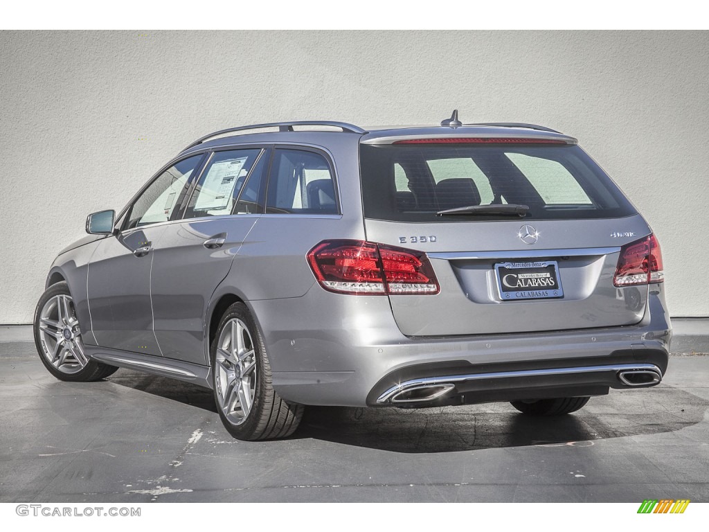 2014 E 350 4Matic Sport Wagon - Paladium Silver Metallic / Black photo #2
