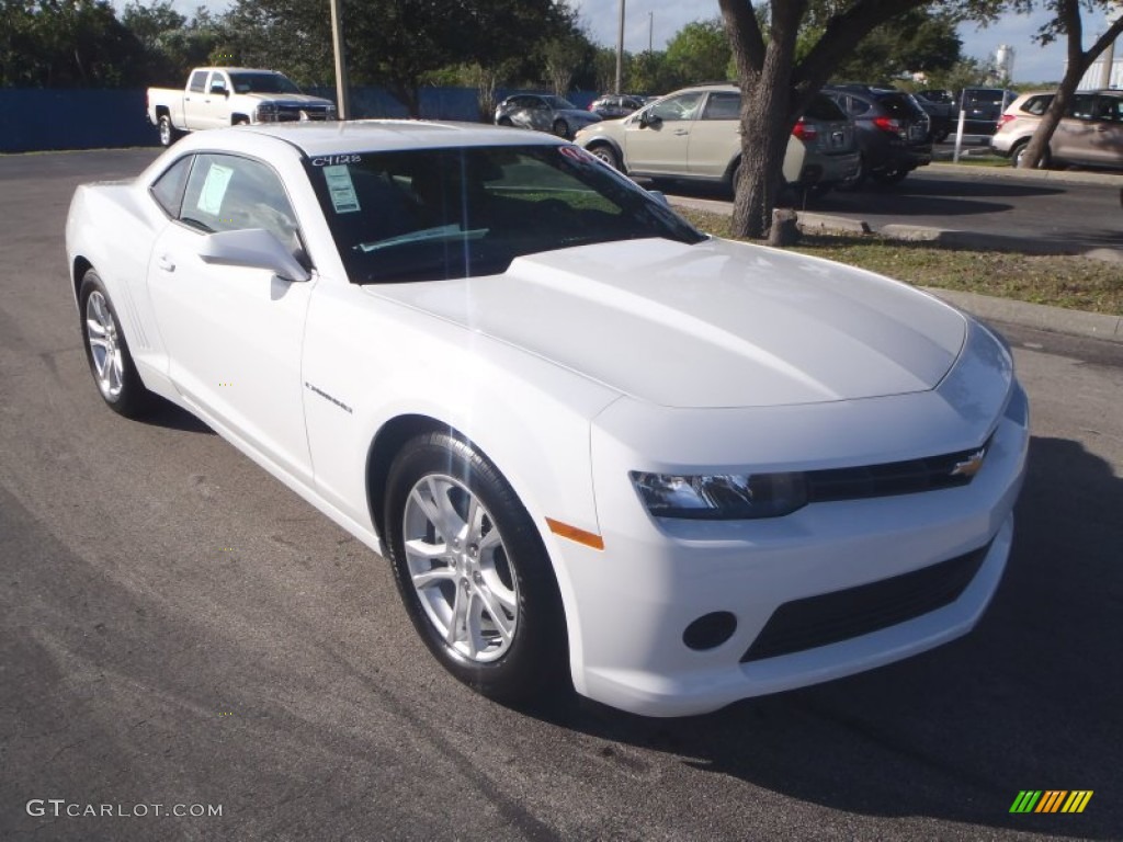 2014 Camaro LS Coupe - Summit White / Black photo #1