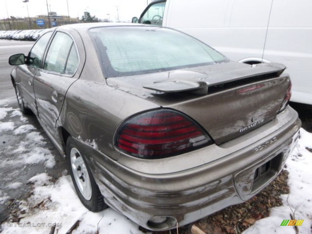 2001 Grand Am SE Sedan - Dark Bronzemist Metallic / Dark Taupe photo #2