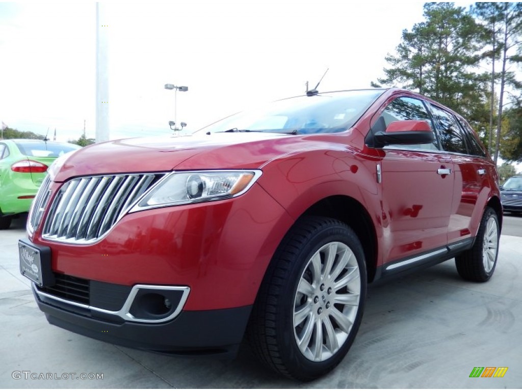 2011 MKX FWD - Red Candy Metallic / Medium Light Stone photo #1
