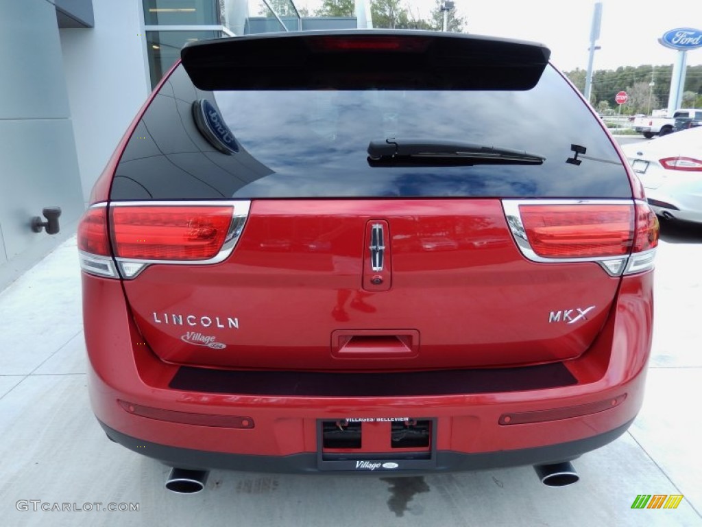 2011 MKX FWD - Red Candy Metallic / Medium Light Stone photo #3