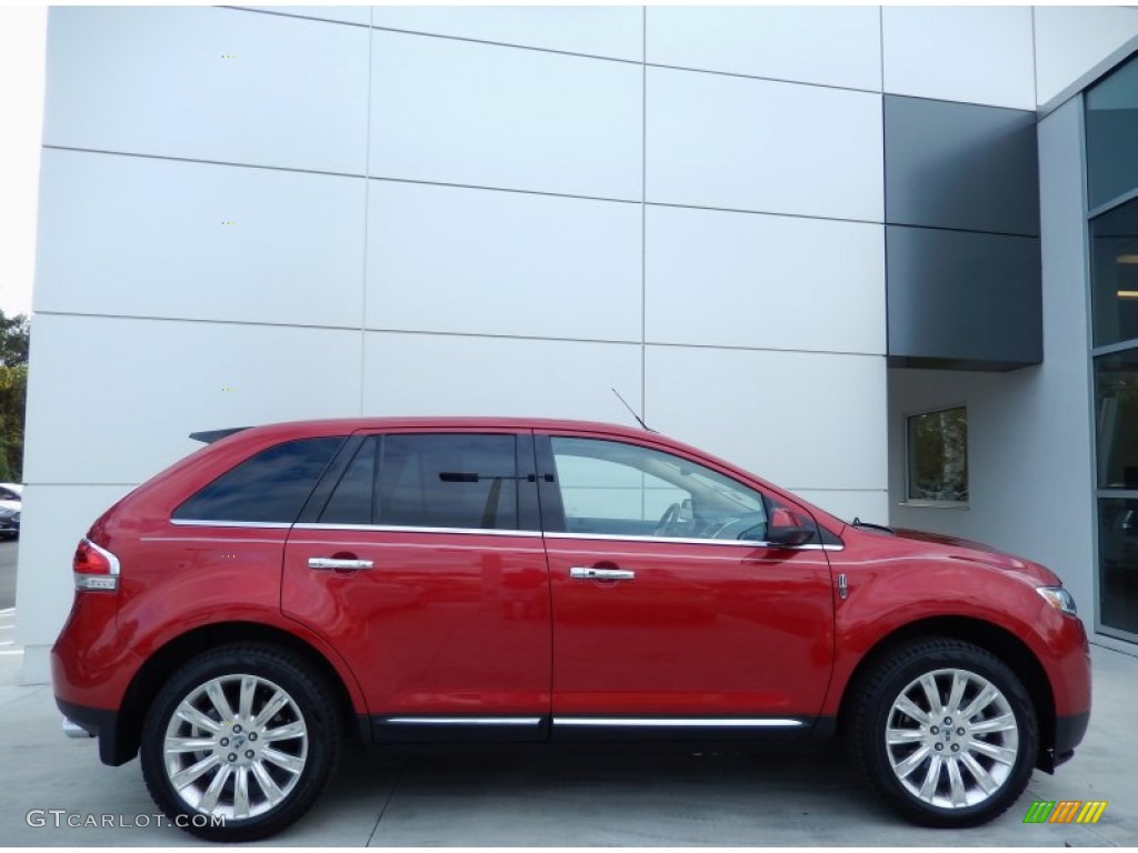 2011 MKX FWD - Red Candy Metallic / Medium Light Stone photo #5