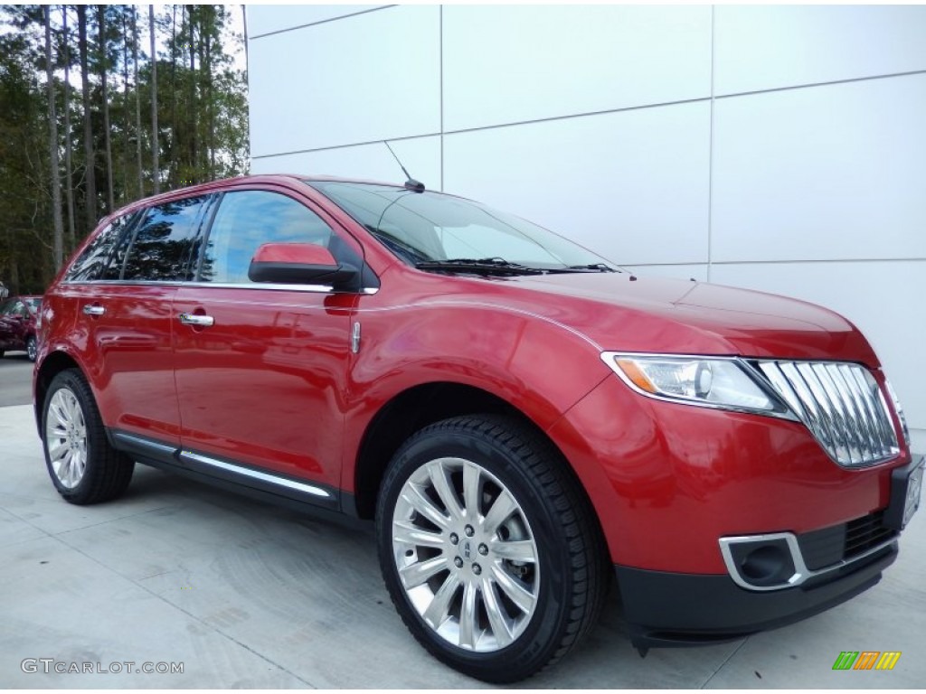 2011 MKX FWD - Red Candy Metallic / Medium Light Stone photo #6
