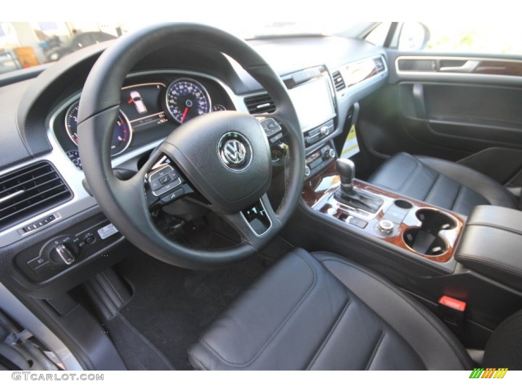 Black Anthracite Interior 2014 Volkswagen Touareg TDI Lux 4Motion Photo #88701964