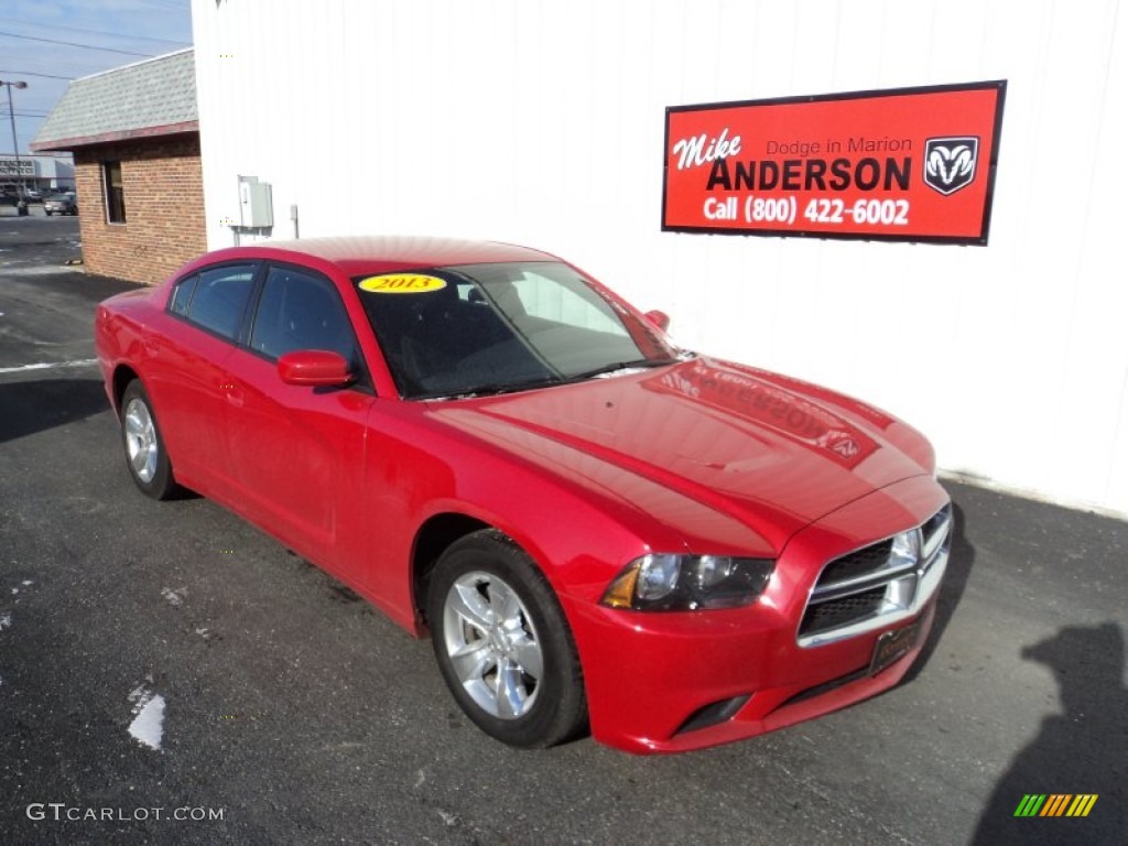 2013 Charger SE - Redline 3 Coat Pearl / Black photo #1