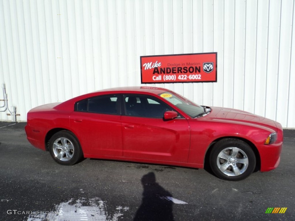 2013 Charger SE - Redline 3 Coat Pearl / Black photo #2