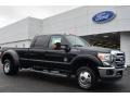 Tuxedo Black Metallic 2014 Ford F350 Super Duty Lariat Crew Cab 4x4 Dually