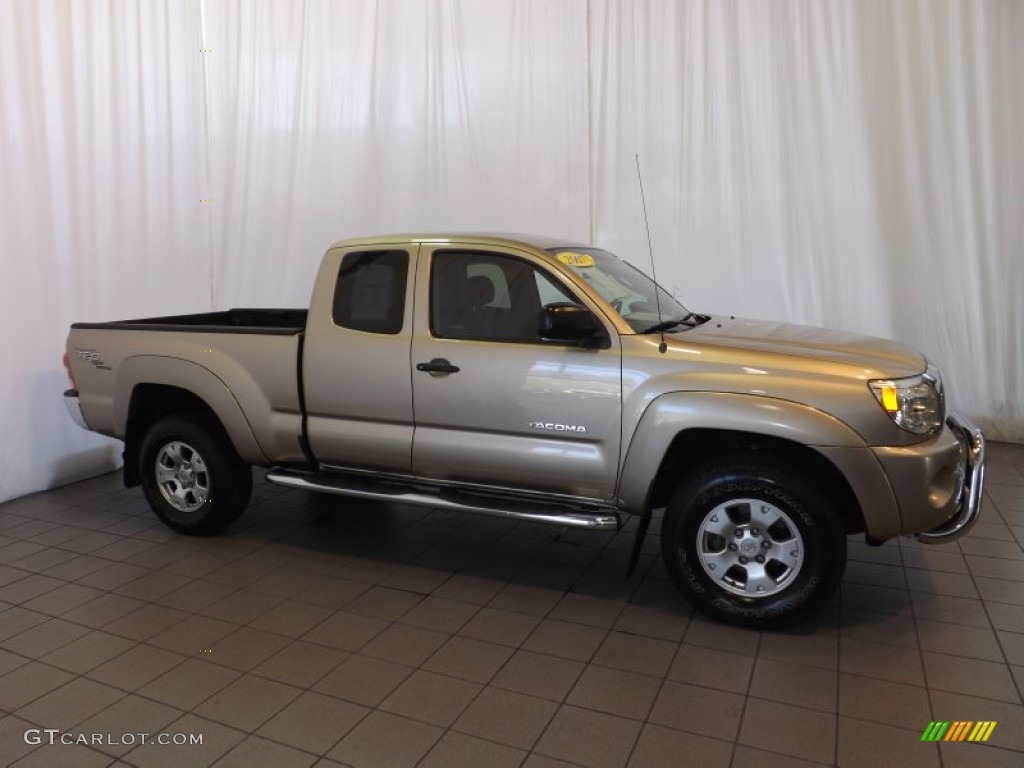 2007 Tacoma V6 PreRunner TRD Access Cab - Desert Sand Mica / Graphite Gray photo #5