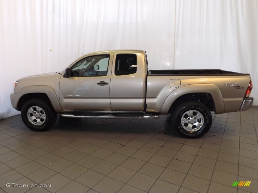 2007 Tacoma V6 PreRunner TRD Access Cab - Desert Sand Mica / Graphite Gray photo #10