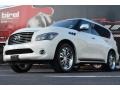 2011 Moonlight White Infiniti QX 56  photo #9