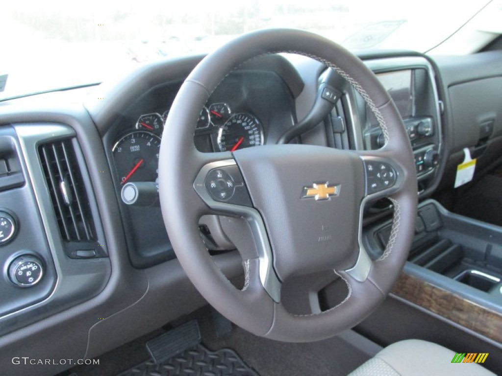 2014 Silverado 1500 LT Double Cab 4x4 - Brownstone Metallic / Cocoa/Dune photo #15