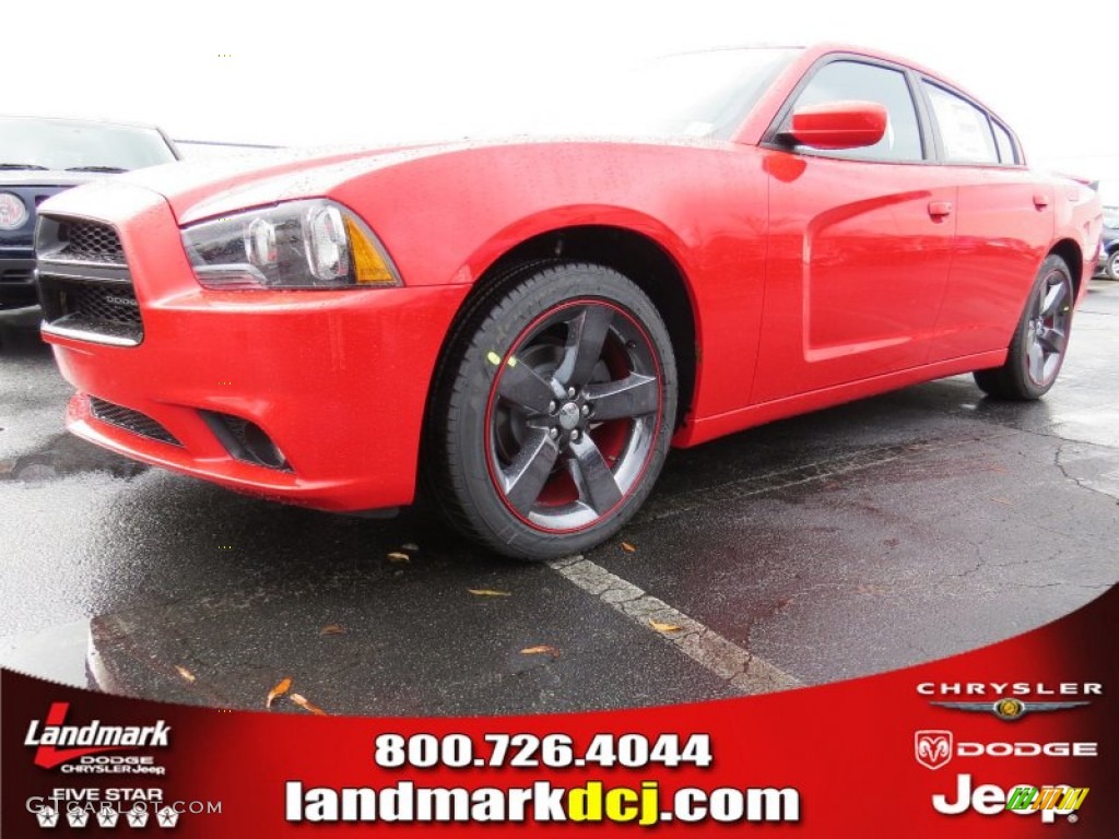 2014 Charger SXT - TorRed / Black photo #1