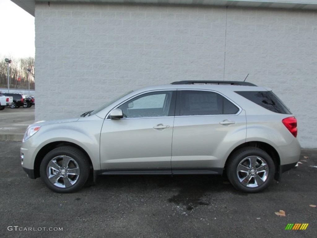 Champagne Silver Metallic 2014 Chevrolet Equinox LT AWD Exterior Photo #88708099