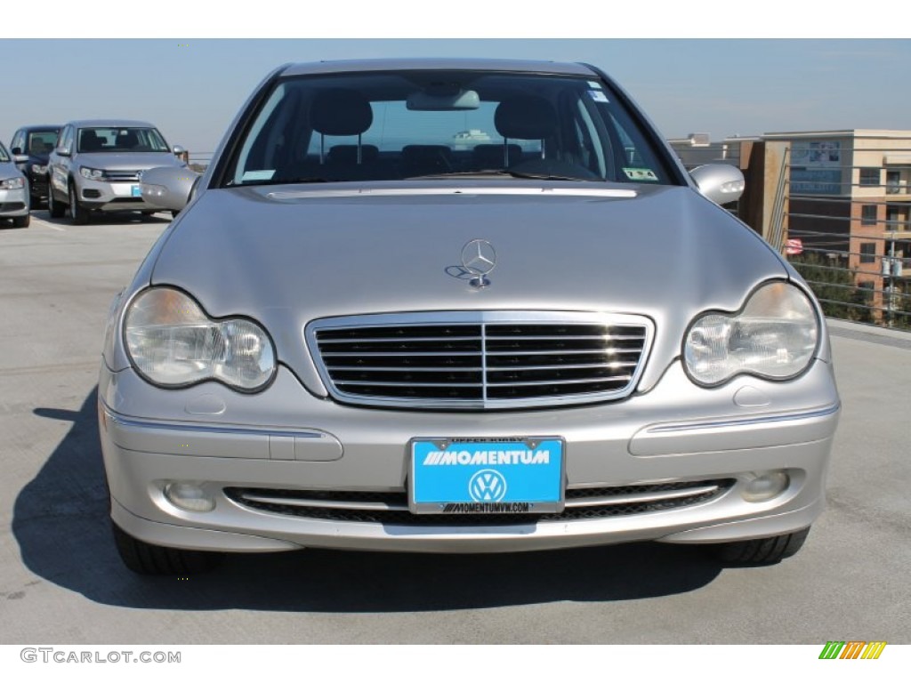 2001 C 320 Sedan - Brilliant Silver Metallic / Charcoal Black photo #2