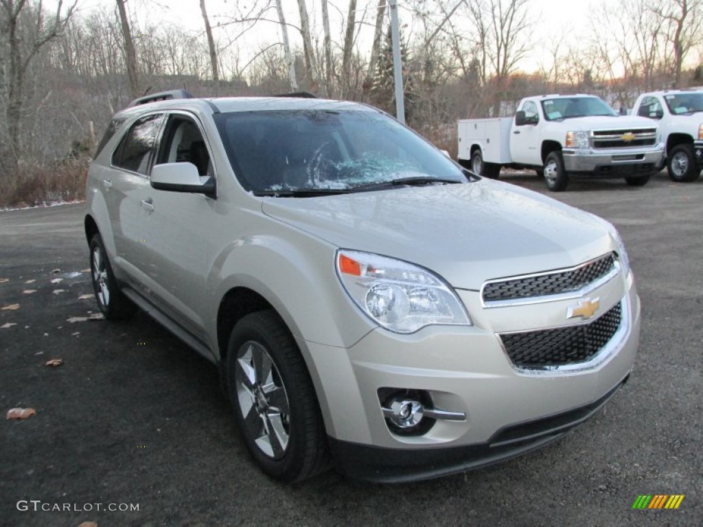 Champagne Silver Metallic 2014 Chevrolet Equinox LT AWD Exterior Photo #88708255