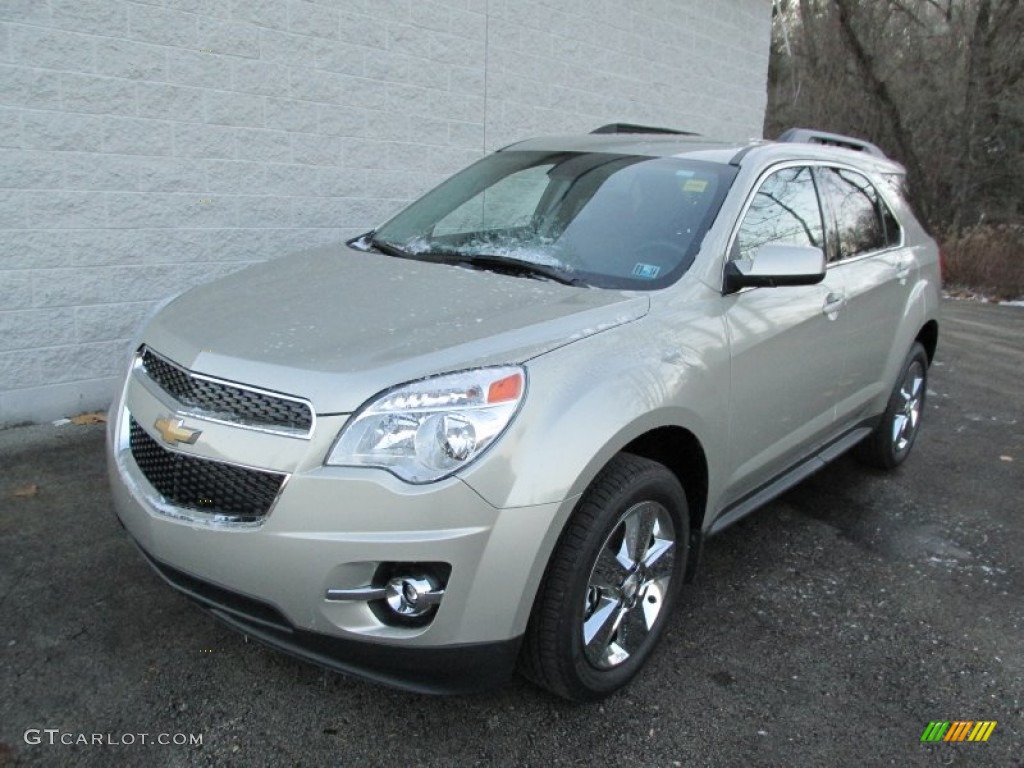 Champagne Silver Metallic 2014 Chevrolet Equinox LT AWD Exterior Photo #88708306