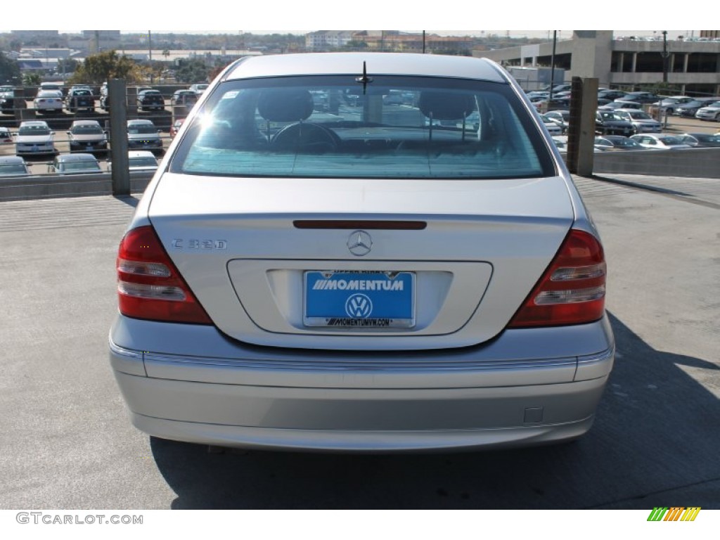 2001 C 320 Sedan - Brilliant Silver Metallic / Charcoal Black photo #8